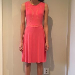 NWT Sleeveless Candalite Dress w/ Embroidery SZ S